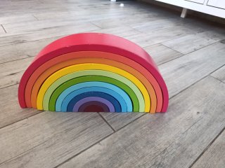 Arco Iris Montessori Madera Colores