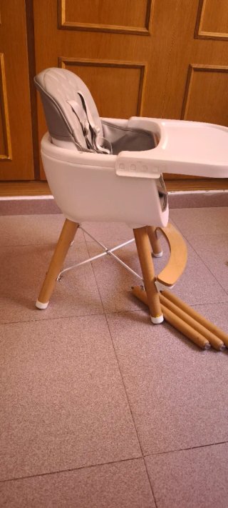 Trona Evolutiva Kikaboo Blanca y Madera