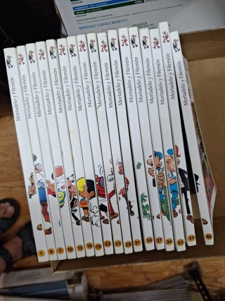 17 libros Mortadelo y Filemon