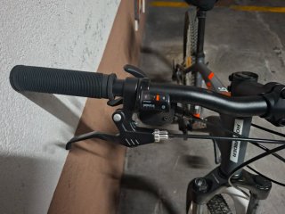 Bicicleta Rockrider Gris Naranja