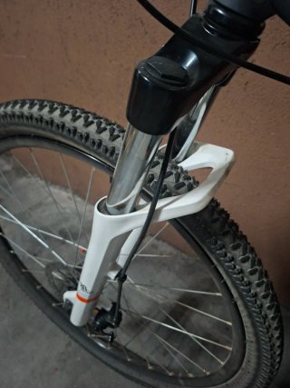 Bicicleta Rockrider Gris Naranja