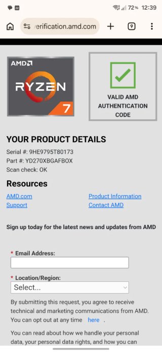 Procesador AMD Ryzen 7 2700X
