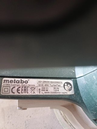 Lijadora Metabo SXE 450 Turbo