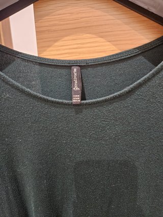 Vestido de punto verde