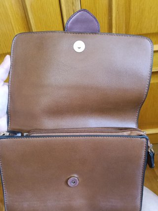 Bolso Paco Martínez marrón y granate