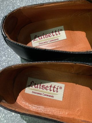 Zapatos de vestir Luisetti negros talla 41