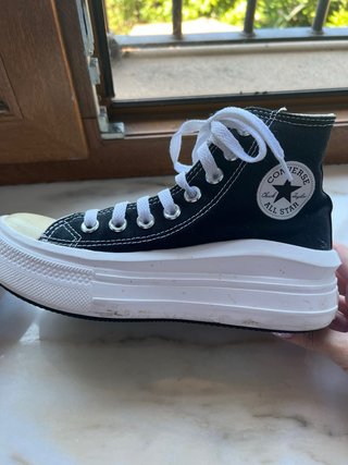 Converse All Star Plataforma Negras