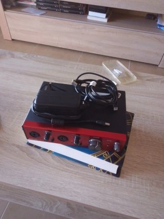 Interfaz de Audio Focusrite Clarett+ 2Pre