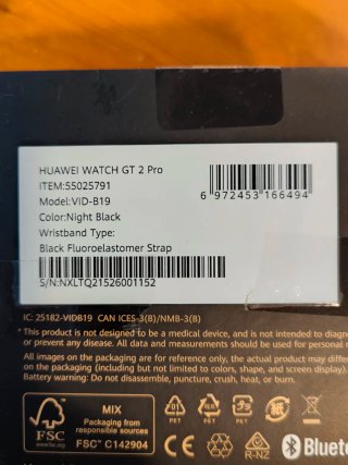 Huawei Watch GT 2 Pro Nero/Argento