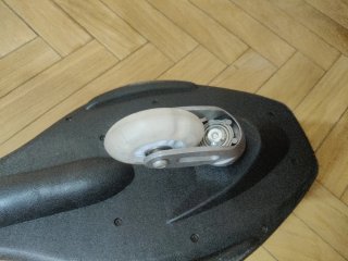 Waveboard con ruedas blancas con luces