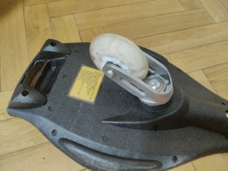 Waveboard con ruedas blancas con luces
