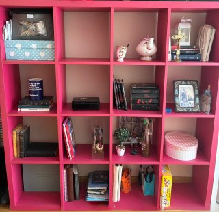 Estantería Kallax Ikea Rosa