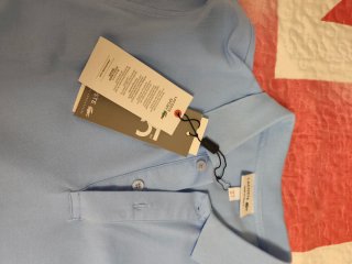 Polo Lacoste Azul Talla M