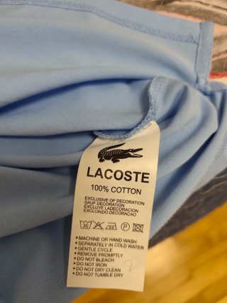 Polo Lacoste Azul Talla M