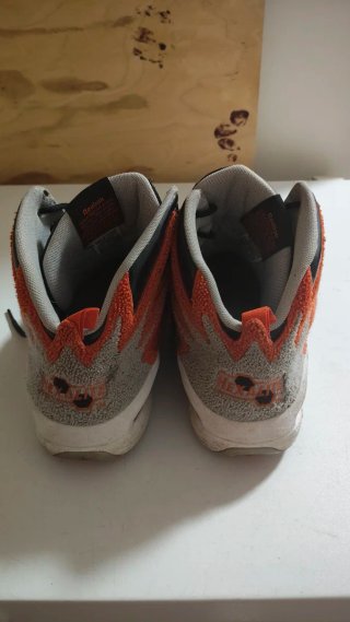 Scarpe Reebok Pelle Nera Arancione