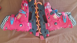 Patines infantiles rojos