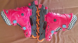 Patines infantiles rojos