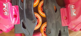 Patines infantiles rojos