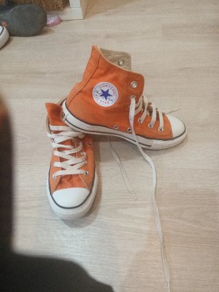 Converse Naranja Talla 36