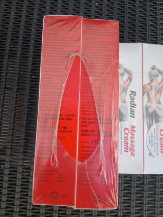 12 crema de calor de 100g