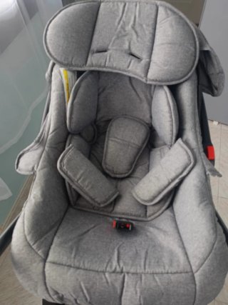 Carrito de bebé 3 en 1 gris
