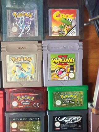 Game Boy Advance SP + Juegos Gameboy Color