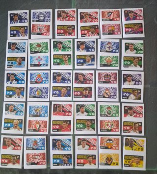 Colección Cromos chicles Liga este 26-27
