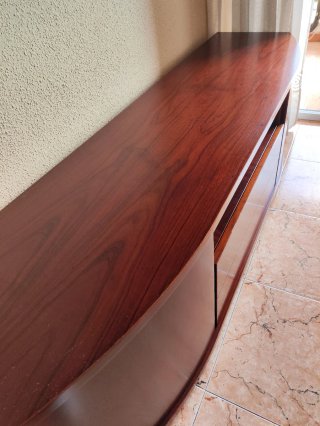 Mueble comedor modular cerezo