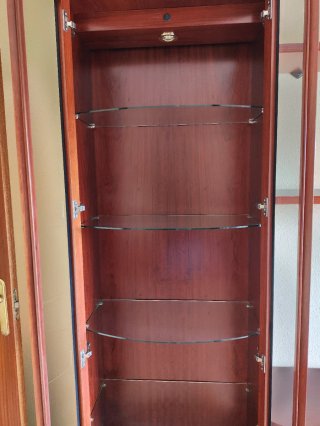 Mueble comedor modular cerezo