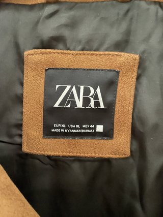 Chaqueta Zara Bomber Marrón