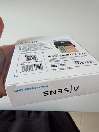 Lector DNI Electrónico AISENS USB 2.0