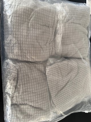 Fundas para 4 sillas de tejido polar
