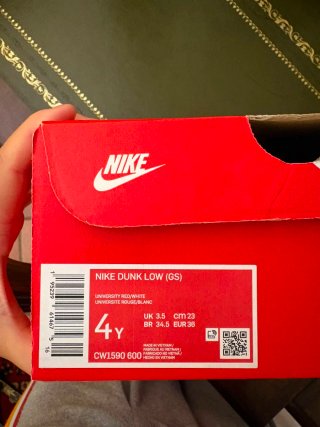Nike Dunk Donna Rosso Bianco