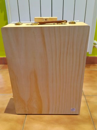 Maletín pintura con caballete sobremesa