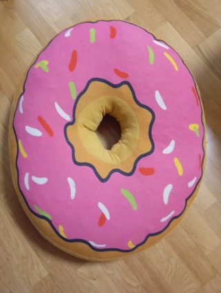 Cojín Donut Rosa
