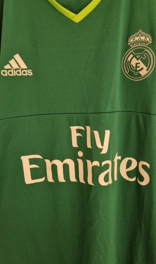 Camiseta Real Madrid Adidas Verde Talla M