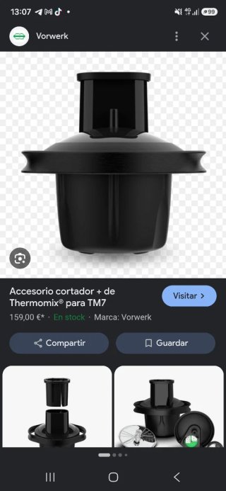 Accesorio Cortador TM7 Vorwerk GARANTIA 2 años.
