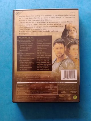 DVD Gladiador El Gladiador