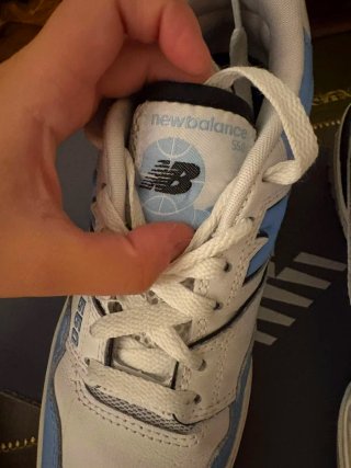 New Balance 550 donna blu bianco