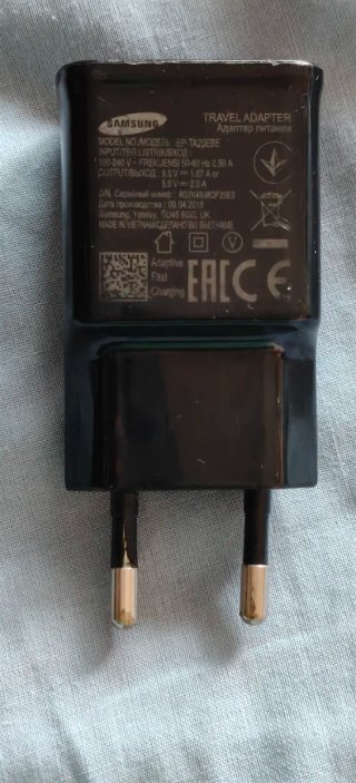 Cargador Samsung EP-TA20EBE Adaptador Viaje