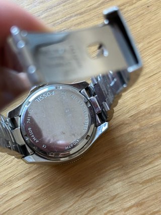 Relógio Fossil Feminino Prata e Branco