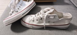 Converse All Star OX Talla 40 Blancas NUEVAS