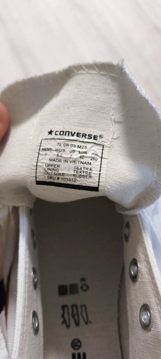 Converse All Star OX Talla 40 Blancas NUEVAS
