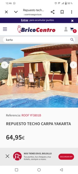 Pérgola Yakarta 3x4m con cortinas