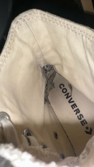 Converse Plataforma blancas
