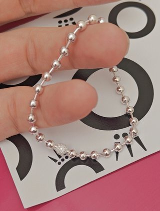 Pulsera Pandora Bolitas Plata