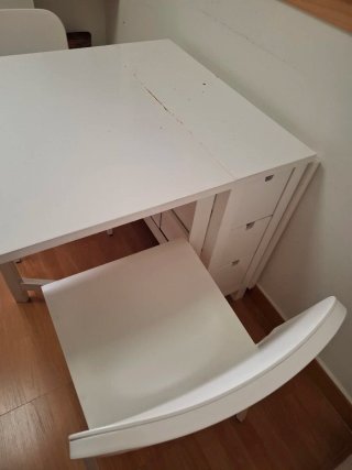Mesa abatible NORDEN IKEA blanca