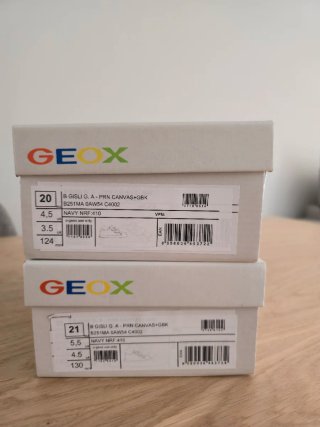 Lote 2 pares zapatillas Geox lona
