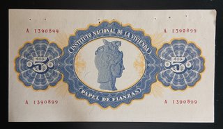 Papel de Fianzas Clase E, 1/1/1940 (5 Pesetas)