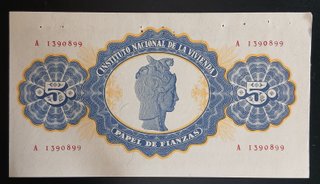 Papel de Fianzas Clase E, 1/1/1940 (5 Pesetas)